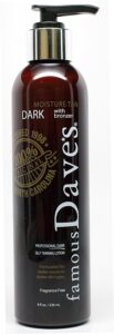 Dave's Dark Self Tanner Sunless Tanning Lotion
